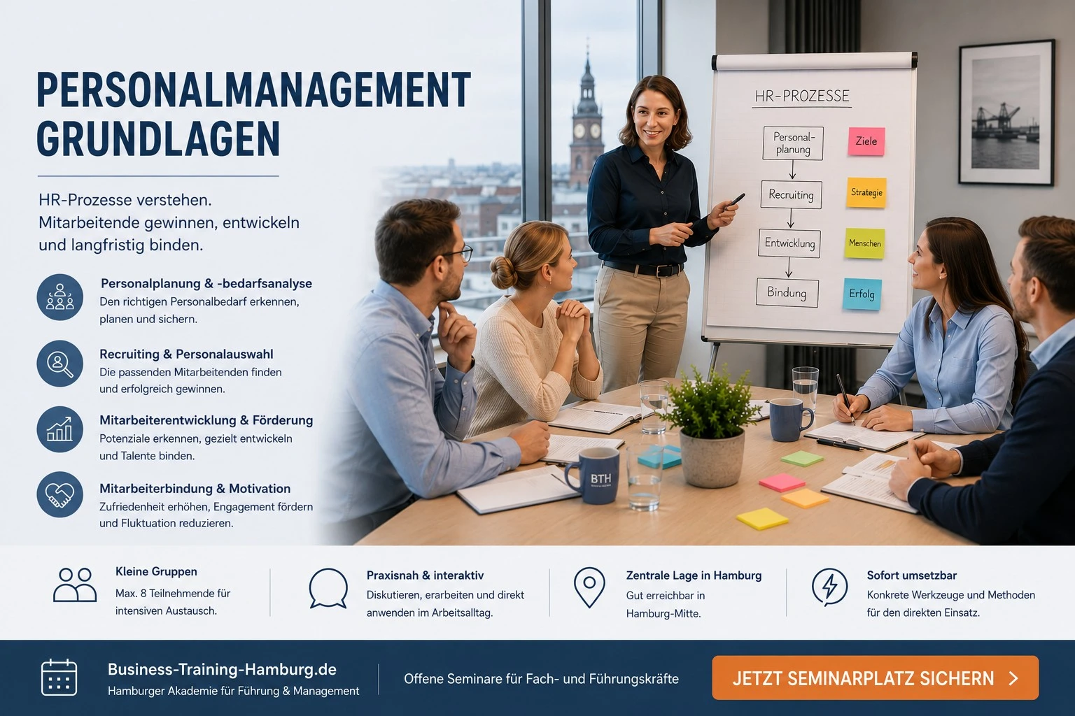 Personalmanagement Grundlagen – HR-Seminar in Hamburg