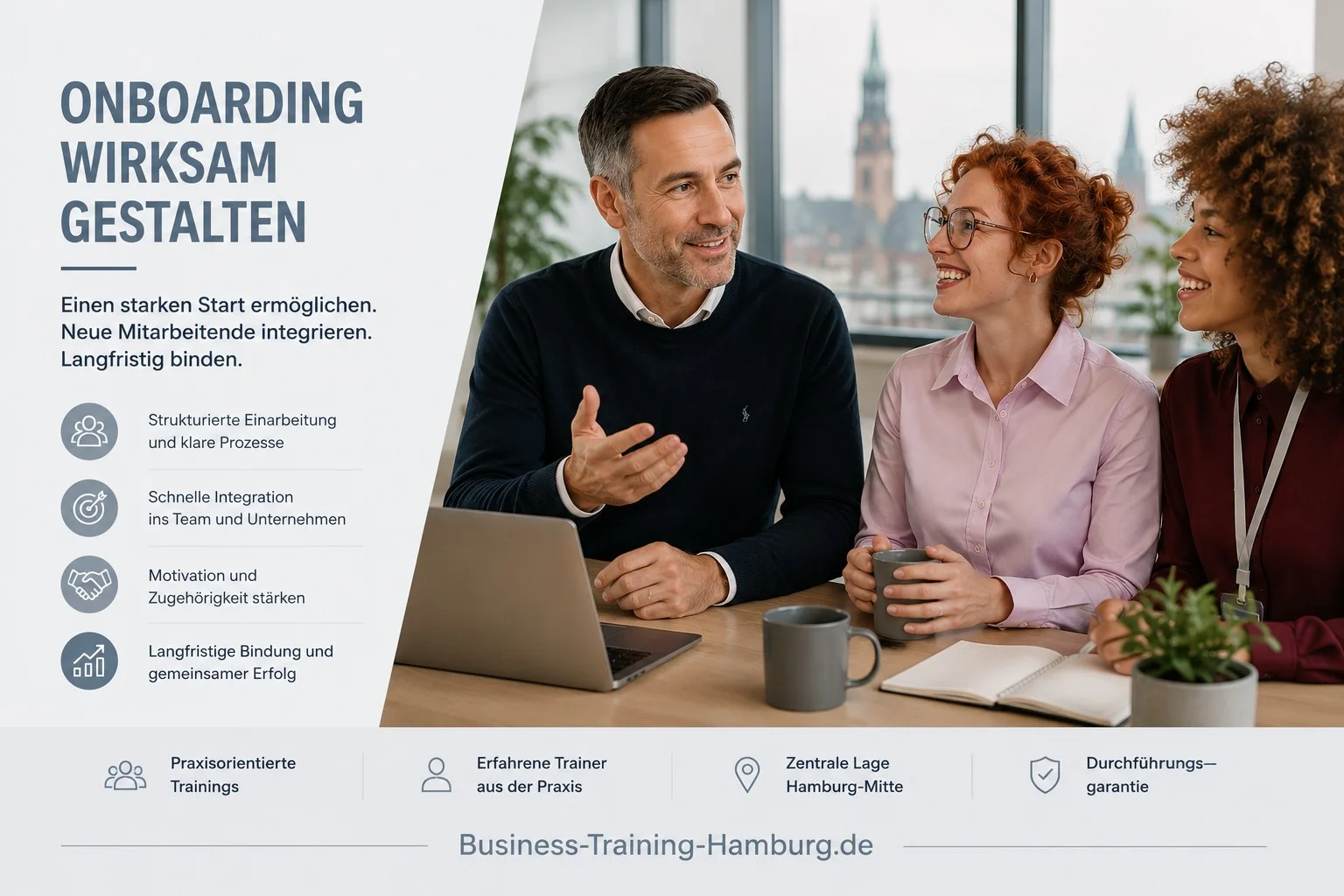 Onboarding wirksam gestalten – HR-Seminar in Hamburg